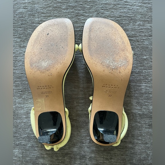 Isabel Marant Butter Yellow Kitten Heel - Picture 7 of 10
